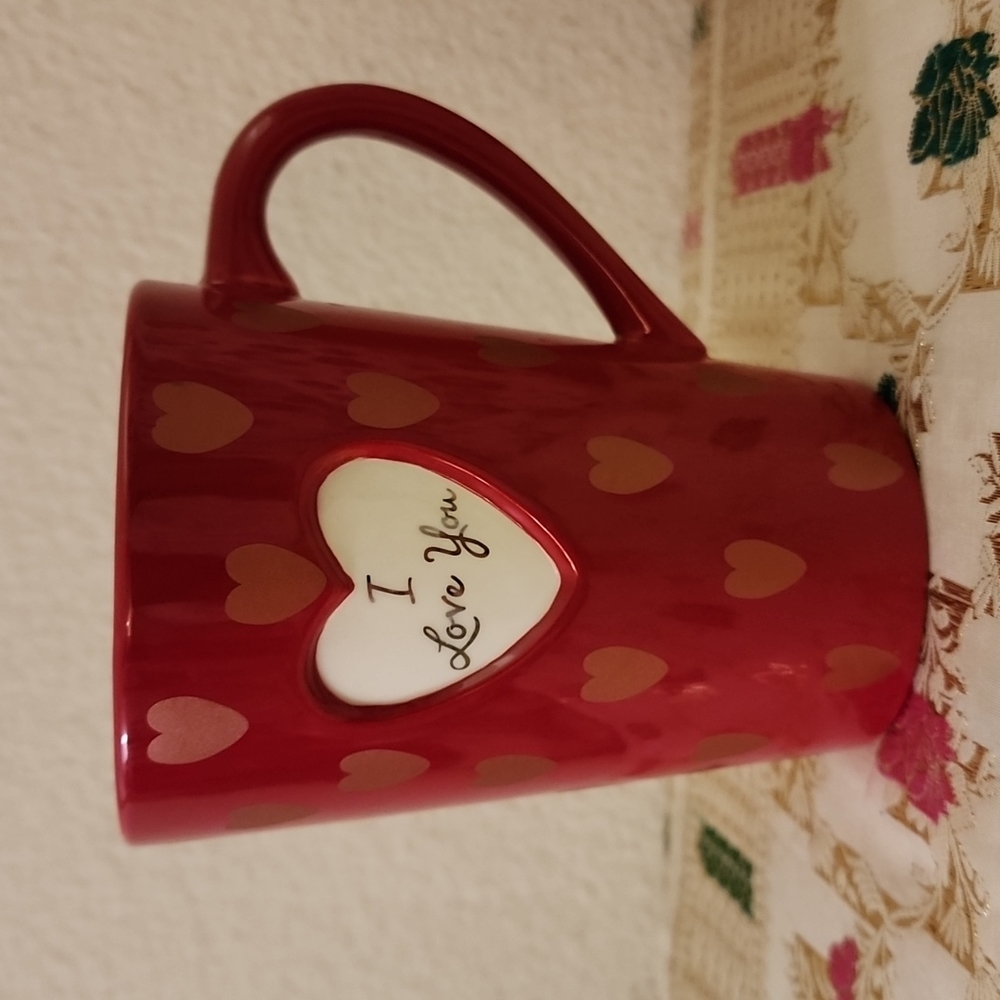 I Love You Coffee Mug Red 12oz